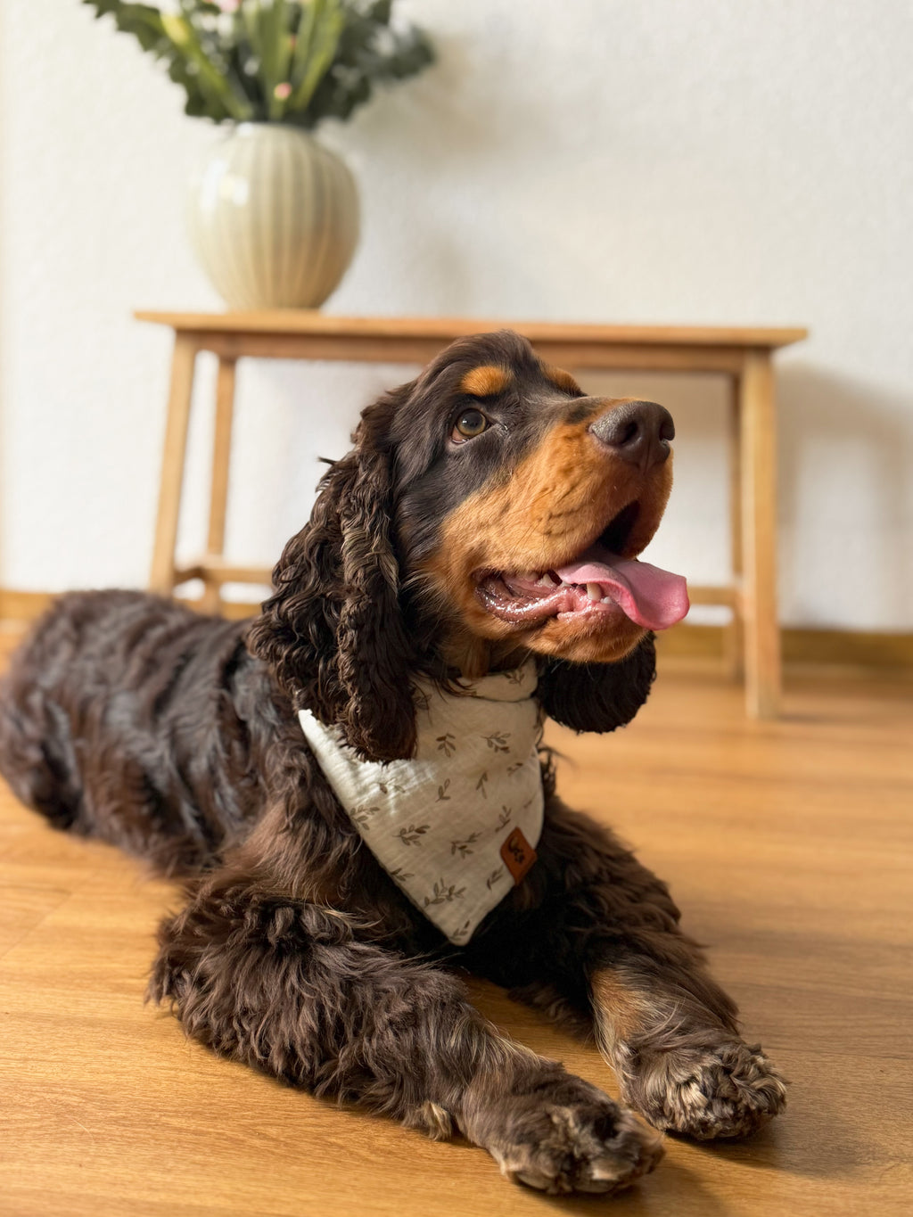 Milo-Loop - Hundehalstuch mit Zweige-Design