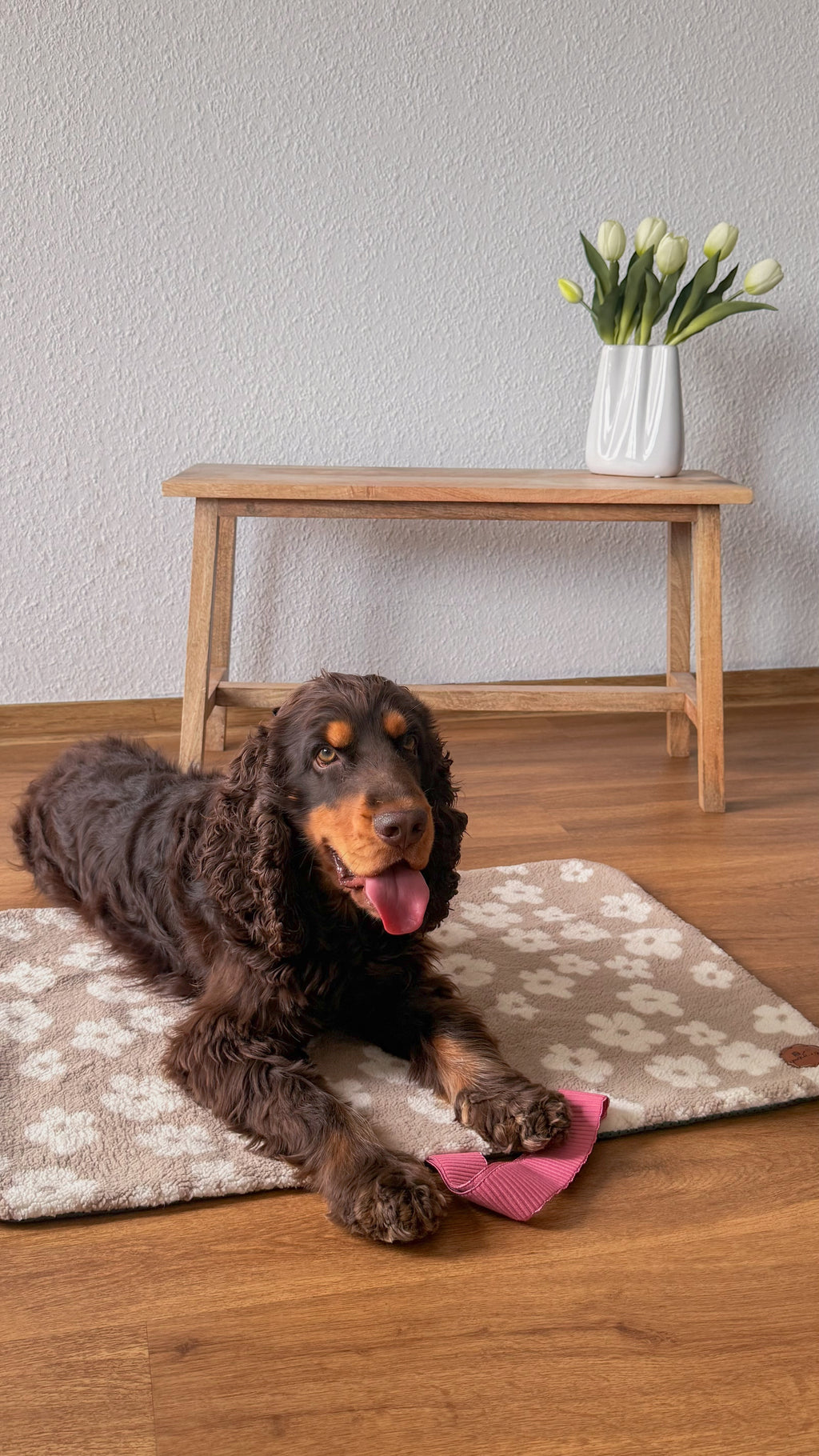 Ginny’s Dream – Hundedecke mit Blumen-Design