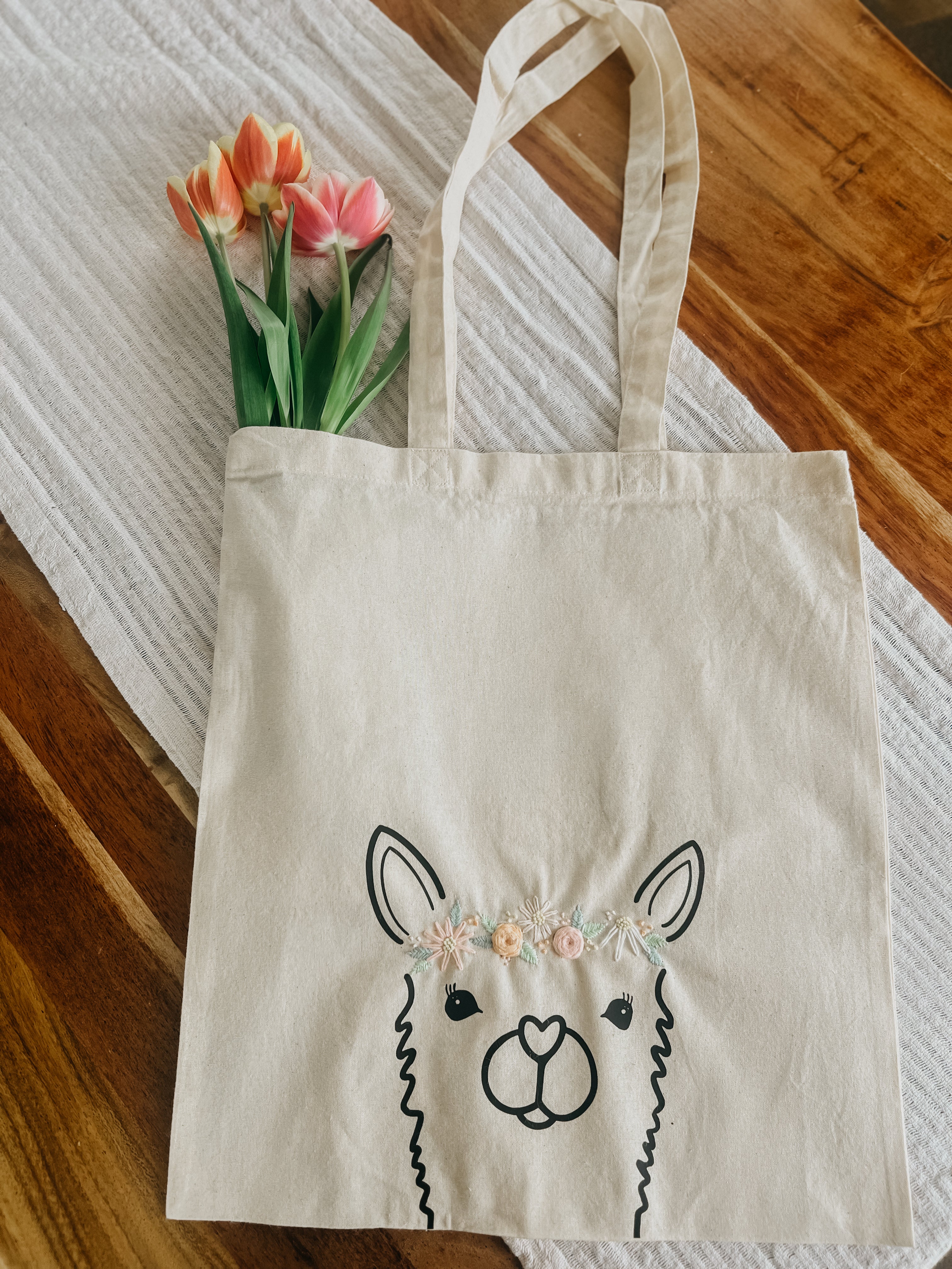 Abby-Bag - Stofftasche mit niedlichem Alpaka-Design