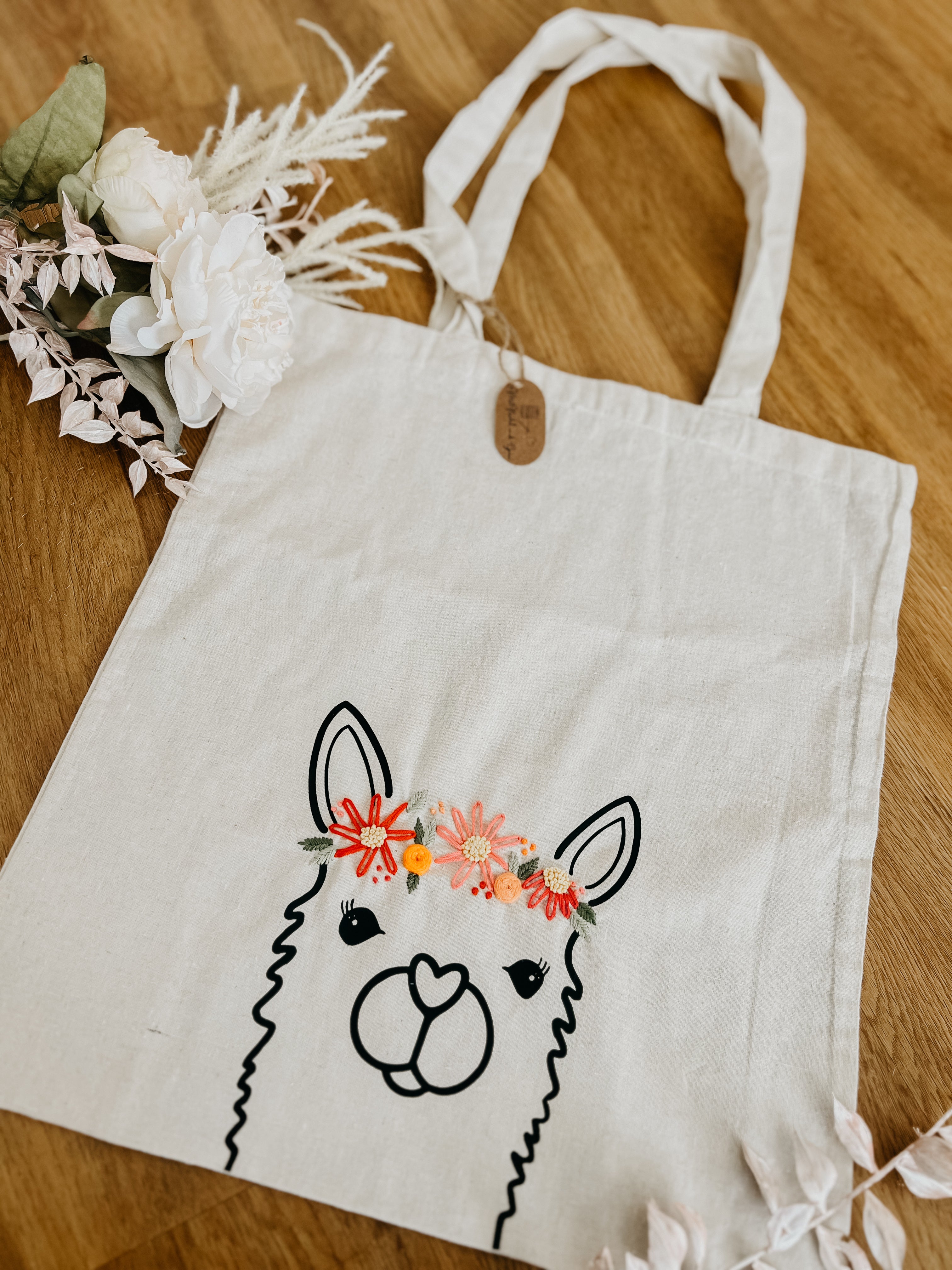 Abby-Bag - Stofftasche mit niedlichem Alpaka-Design