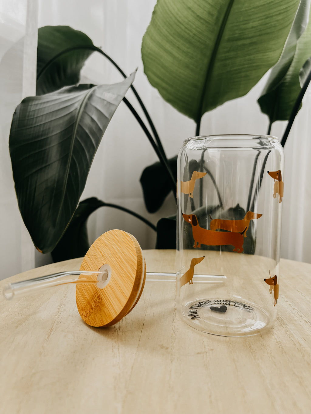 Waldi-Cup - Trinkglas mit Dackel-Design